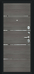 Дверь Лайн Букле черное/Grey Melinga BR5021 фото